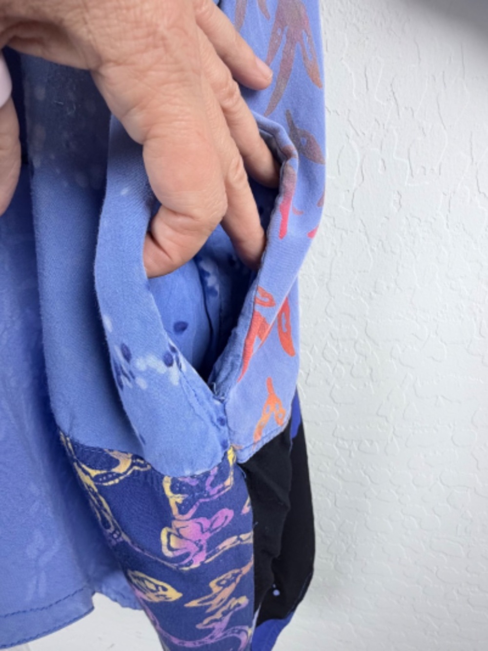 wild thing wild woman wearable art batik kimono oversized boho lagenlook artisan - Picture 10 of 13